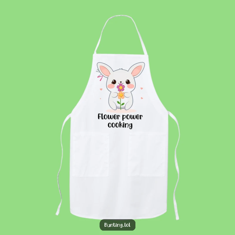 Funny Bunting Bird Apron - Flower Offering Fun, Perfect Thoughtful Gift