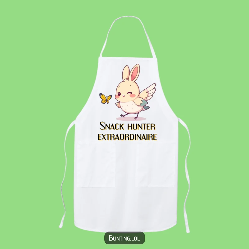 Funny Bunting Bird Apron: Playful Kitchen Fun, Cute Chef Gift