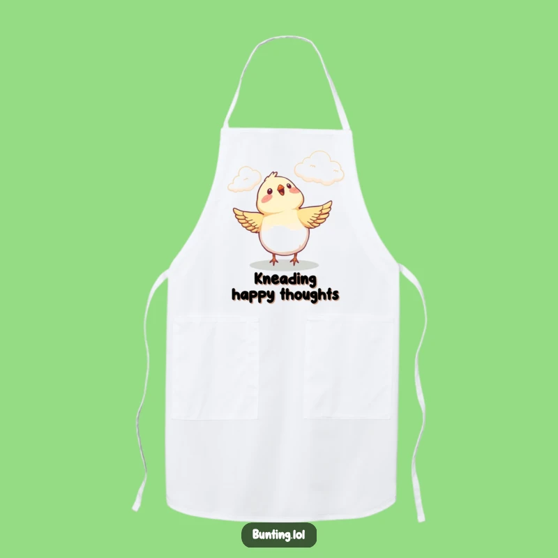 Funny Bunting Cloud Apron - Cook Happily with Birdy Cheer!