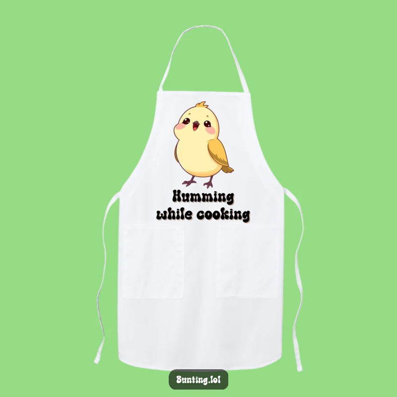 Funny Bunting Head Tilt Apron - Kitchen Style for the Musical Chef