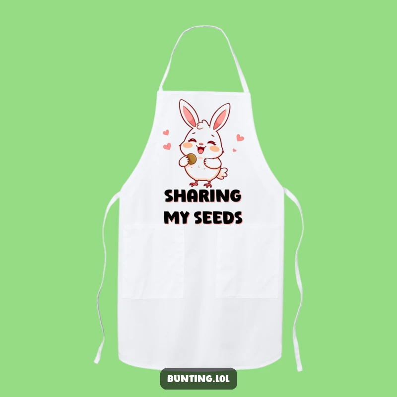 Funny Delighted Bunting Apron: Cook with Kindness and Smiles