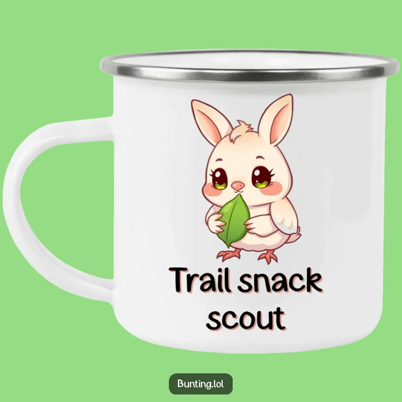 Durable Funny Bunting Seed Watcher Camping Mug - For the Focused Outdoorsman