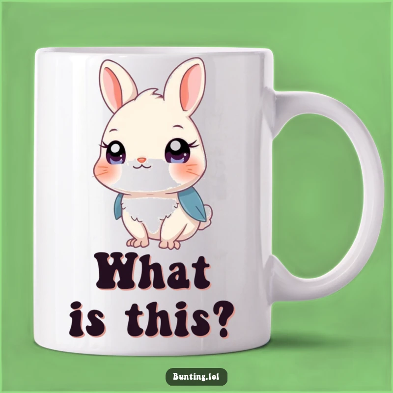 Funny Curious Bunting Mug: A Whimsical Bird Watching Gift for Bird Lovers