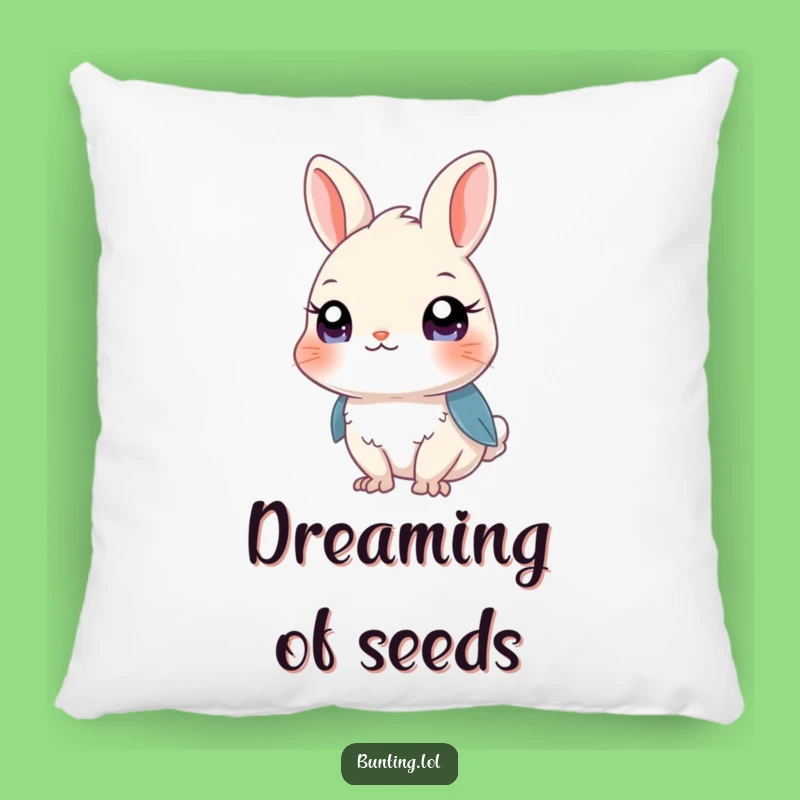 Funny Curious Bunting Pillow: Add Comfort & Humor with This Bird Design