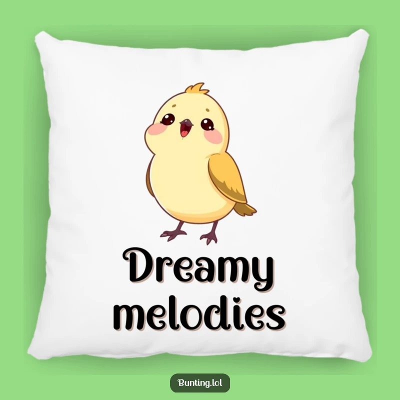 Cozy Funny Bunting Head Tilt Pillow - Soft Comfort for Serene Moments