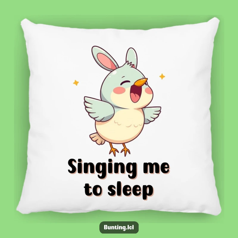 Funny Bunting Singing Pillow: Cozy Melody Cushion, Perfect Gift