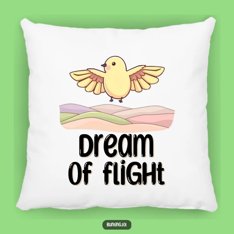 Funny Soaring Bird Pillow: Cozy Freedom Buddy - Sweet Funny Gift!