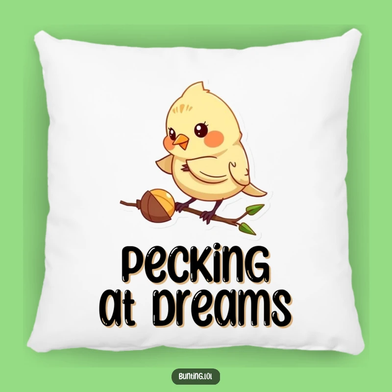 Cozy Funny Bunting Pillow - Snuggle Up with Focused Humor