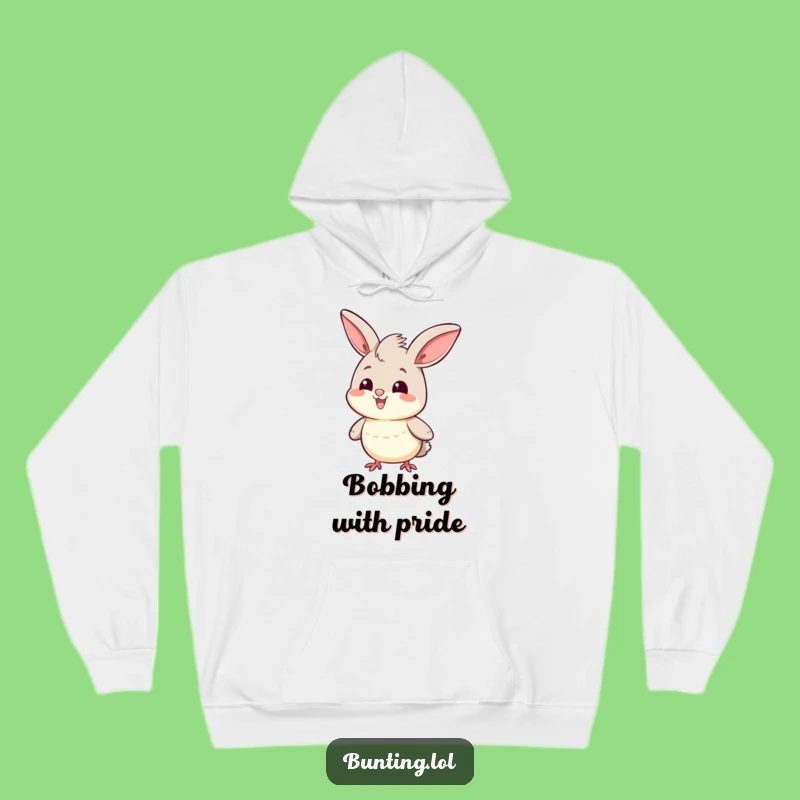 Cozy Funny Head Bob Bunting Hoodie: Proud Character's Bob for Warmth and Style