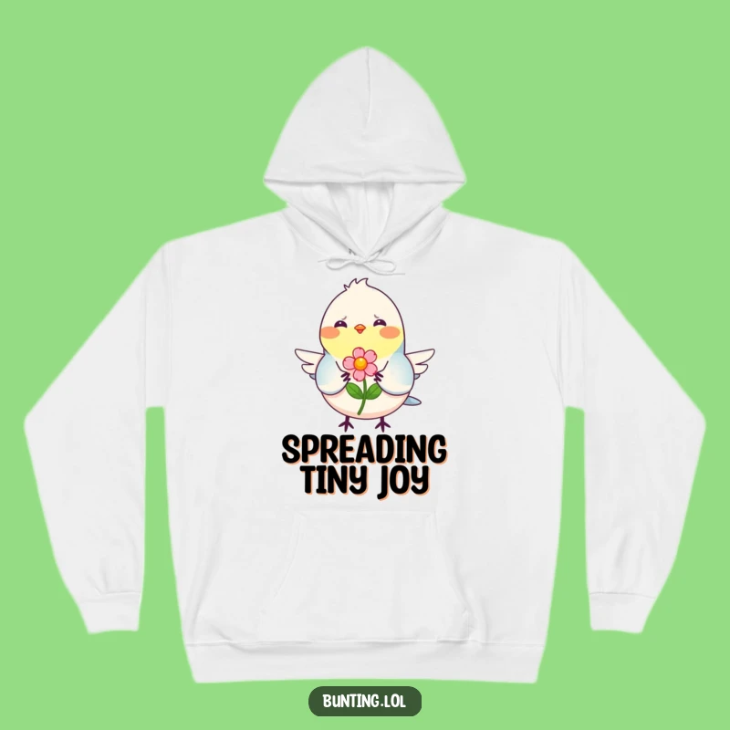 Cozy Funny Bunting Flower Hoodie - Warm Smiles and Gifts!