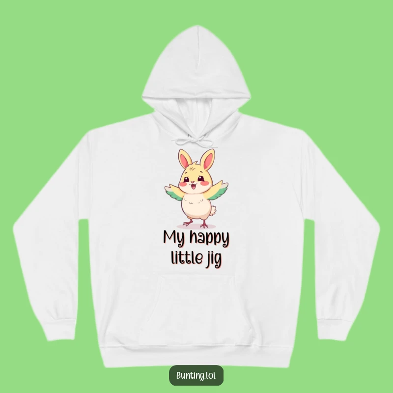 Cozy Funny Bunting Hoodie - Groove in Style with this Hilarious Dancer