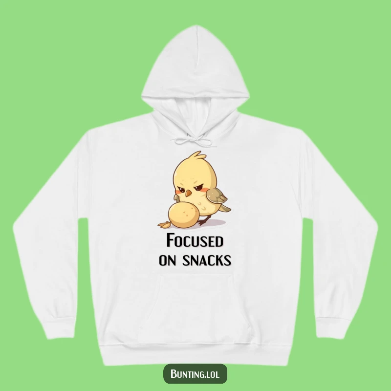 Funny Determined Hoodie: Cozy Pecking Bird - Awesome Funny Gift!
