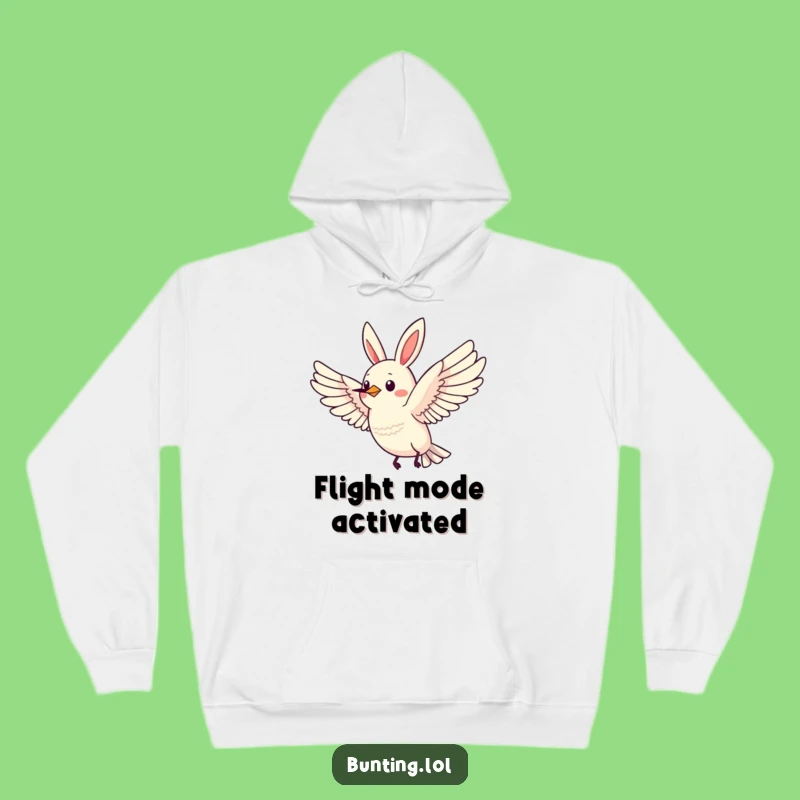 Funny Flying Bunting Hoodie: Cozy Up with This Inspirational Bird Sweatshirt