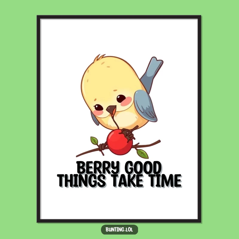 Free Printable Wall Art: Funny Pecking Bunting, Humorous Downloadable Decor Gift