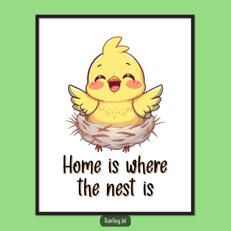 Free Printable Wall Art: Joyful Bunting, Nesting Decor, Humorous Downloadable Art