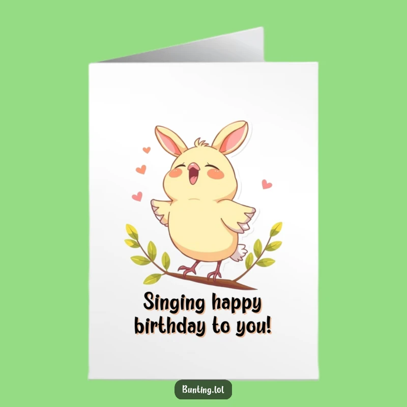 Joyful Song: Free Printable Bunting Birthday Card Downloadable Gift