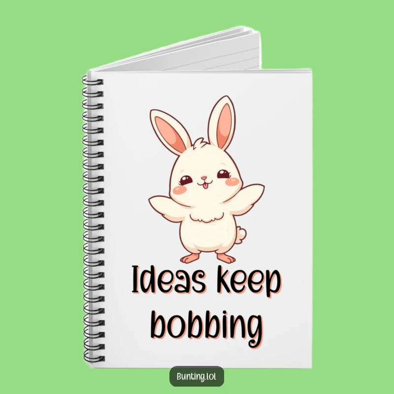 Funny Bunting Bob Notebook: Playful Journal, Ideal Funny Gift