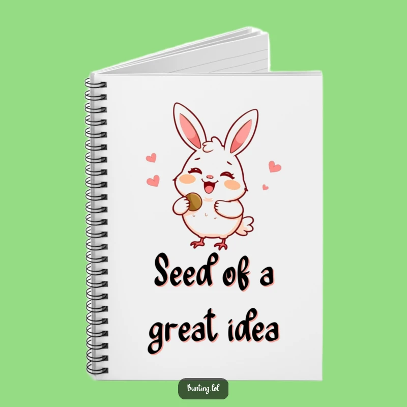 Funny Sharing Bunting Notebook: Jot Down Kind Thoughts