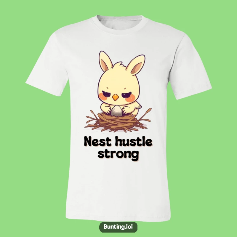 Funny Focused Bunting T-Shirt: Wear Your Determination with Pride