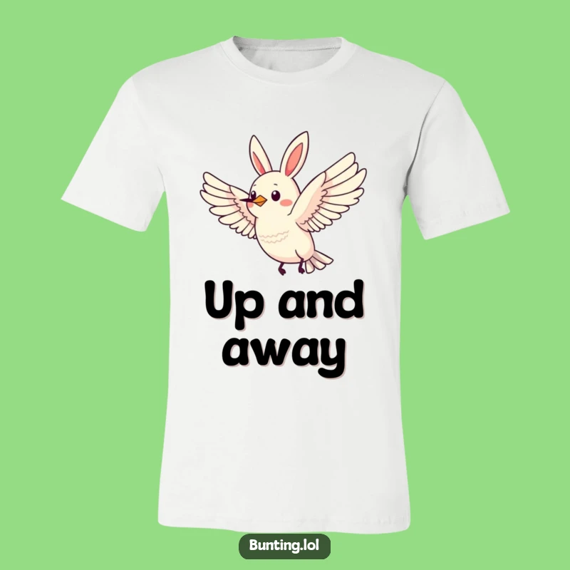 Funny Flying Bunting T-Shirt: Freedom Design, a Comfy and Hilarious Gift