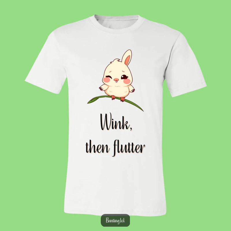 Funny Playful Bunting T-Shirt: Wink Your Way to a Great Outfit