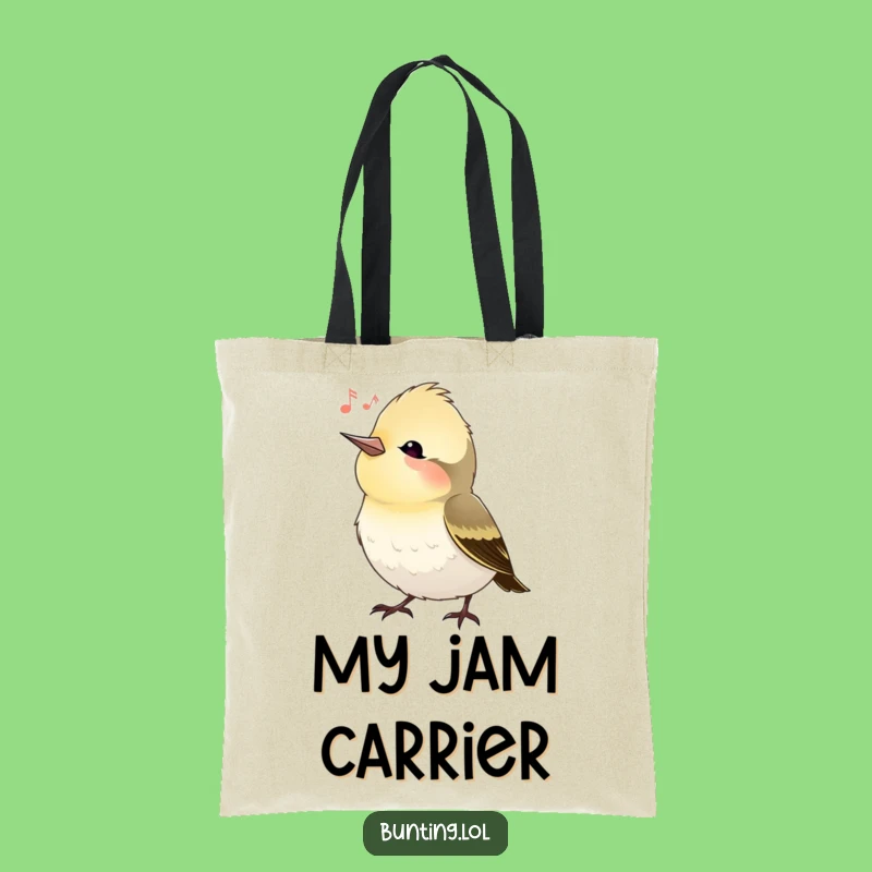 Funny Bunting Bird Head Tilt Tote Bag, Stylish and Thoughtful Carry-All